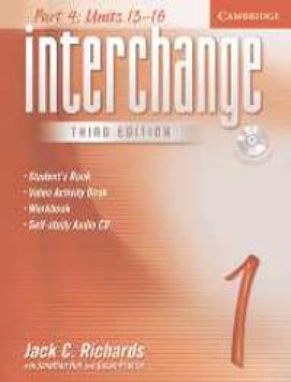 Interchange Level 1 Part 4 Student's Book with Self Study Audio CD