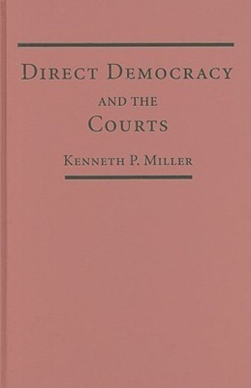 Direct Democracy and the Courts
