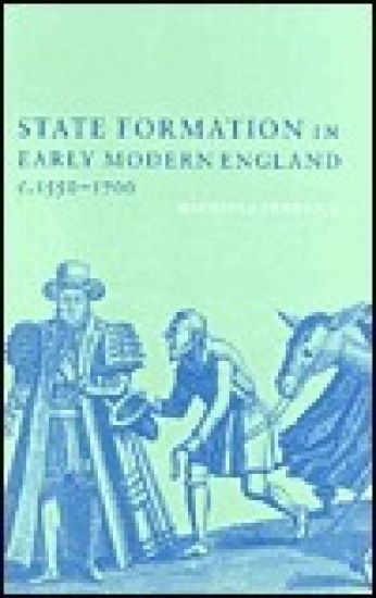State Formation in Early Modern England, c.1550–1700