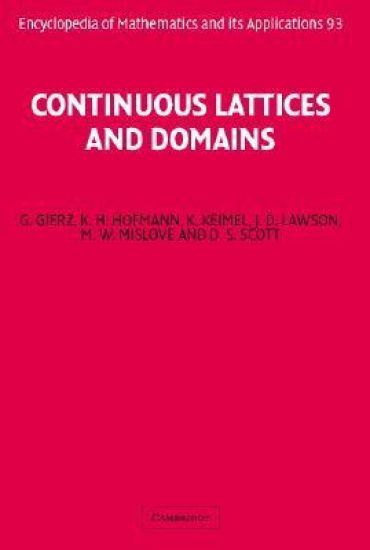 Kansikuva: Continuous Lattices and Domains