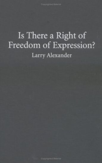 Is There a Right of Freedom of Expression?