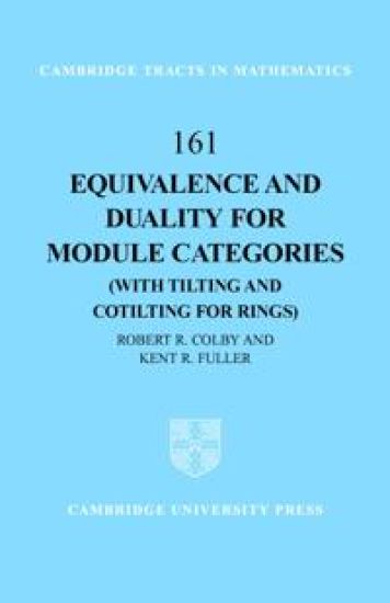Equivalence and Duality for Module Categories with Tilting and Cotilting for Rings