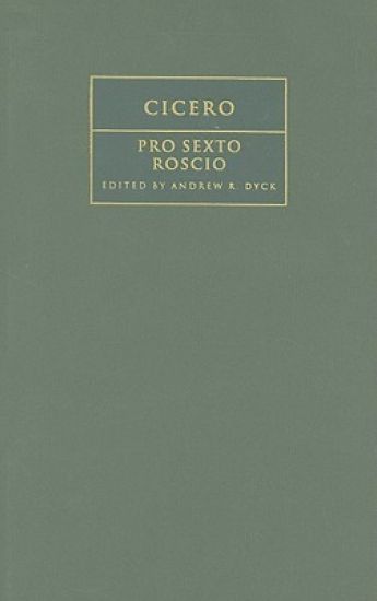 Cicero: 'Pro Sexto Roscio'