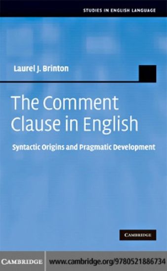 The Comment Clause in English