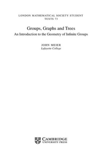Groups, Graphs and Trees