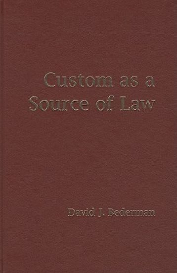 Custom as a Source of Law