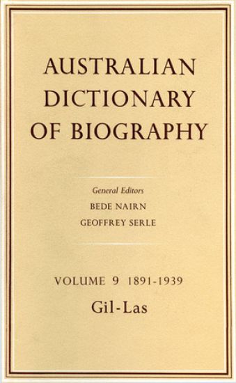 Australian Dictionary of Biography V9