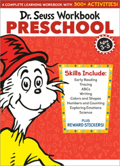 Dr. Seuss Workbook: Preschool: 300+ Fun Activities with Stickers and More! (Alphabet, Abcs, Tracing, Early Reading, Colors and Shapes, Numbers, Counti