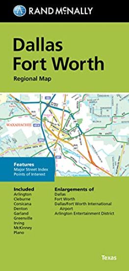 Rand McNally Folded Map: Dallas Fort Worth Regional Map