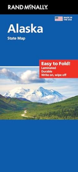 Rand McNally Easy to Fold: Alaska State Laminated Map