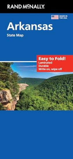 Rand McNally Easy to Fold: Arkansas State Map
