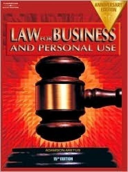 Law for Business and Personal Use, Anniversary Edition