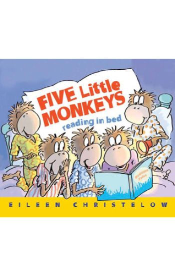 Five Little Monkeys Reading in Bed