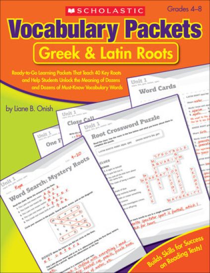 Vocabulary Packets: Greek & Latin Roots
