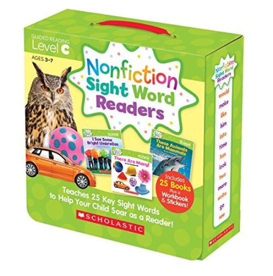 Nonfiction Sight Word Readers: Guided Reading Level C (Parent Pack): Teaches 25 Key Sight Words to Help Your Child Soar as a Reader!