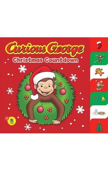 Curious George Christmas Countdown (Tabbed Board Book)