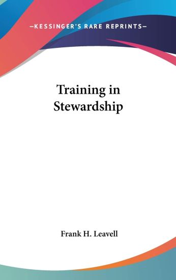 TRAINING IN STEWARDSHIP