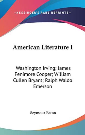 AMERICAN LITERATURE I: WASHINGTON IRVING