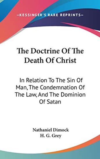 THE DOCTRINE OF THE DEATH OF CHRIST: IN