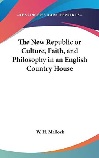 THE NEW REPUBLIC OR CULTURE, FAITH, AND