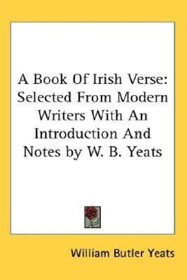 A BOOK OF IRISH VERSE: SELECTED FROM MOD