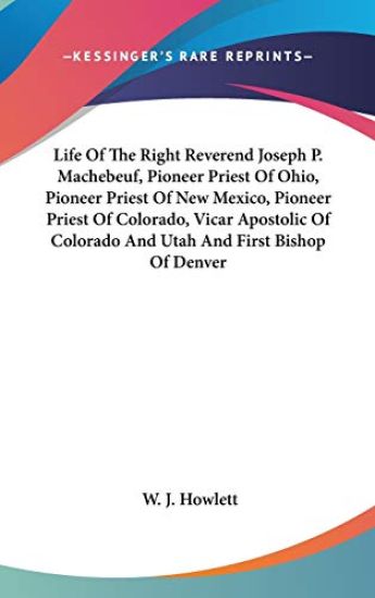 LIFE OF THE RIGHT REVEREND JOSEPH P. MAC