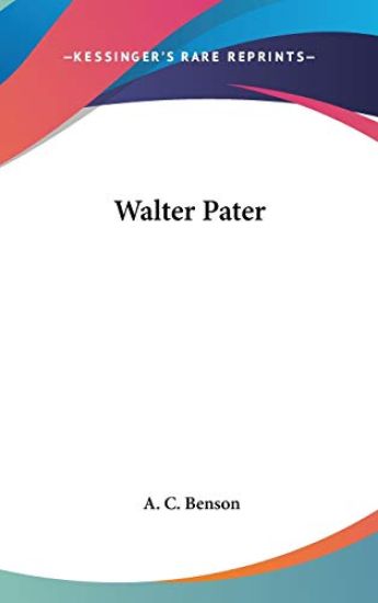 WALTER PATER