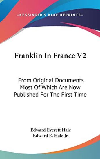 FRANKLIN IN FRANCE V2: FROM ORIGINAL DOC
