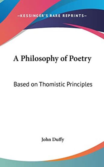 A Philosophy of Poetry