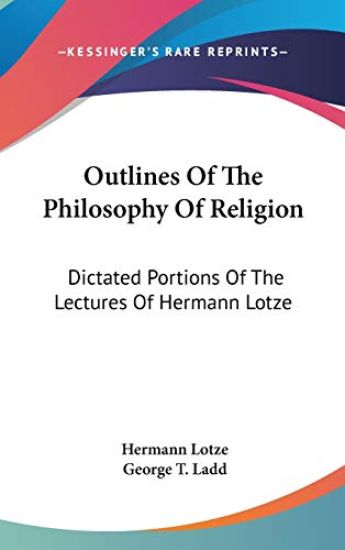 Outlines of the Philosophy of Religion