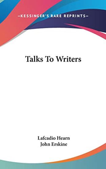 TALKS TO WRITERS
