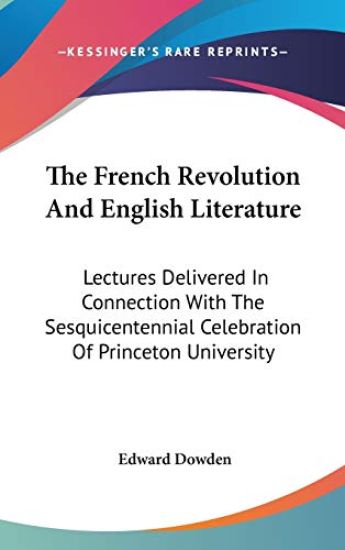 THE FRENCH REVOLUTION AND ENGLISH LITERA
