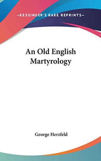 An Old English Martyrology