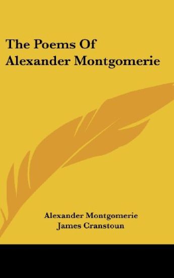 The Poems of Alexander Montgomerie