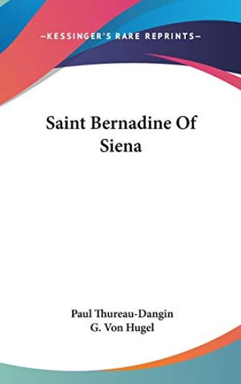 SAINT BERNADINE OF SIENA