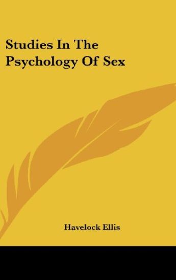 Studies in the Psychology of Sex