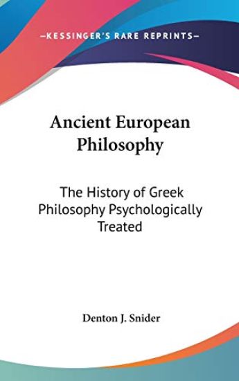 Ancient European Philosophy