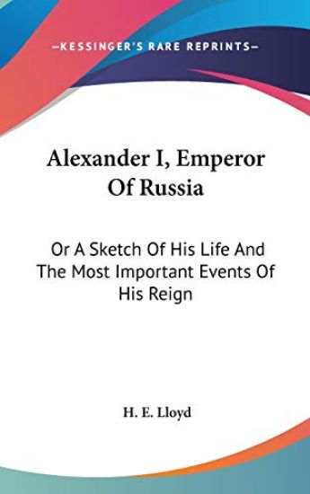 Alexander I, Emperor of Russia