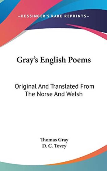 Gray's English Poems