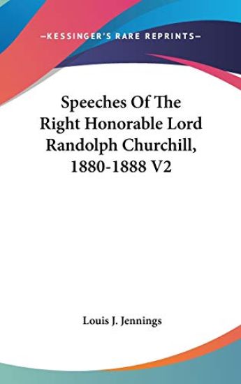 SPEECHES OF THE RIGHT HONORABLE LORD RAN