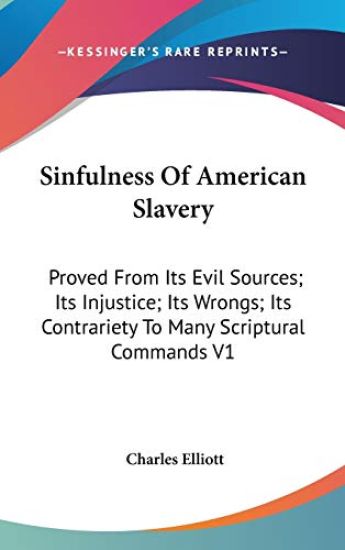 Sinfulness of American Slavery
