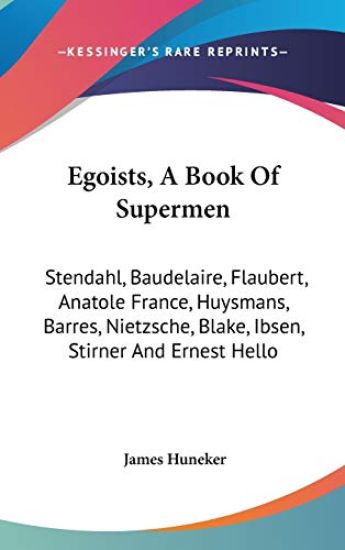 Egoists, a Book of Supermen