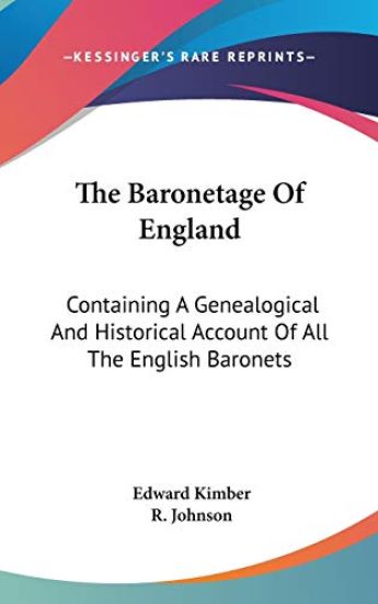 The Baronetage of England