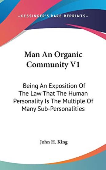 MAN AN ORGANIC COMMUNITY V1: BEING AN EX