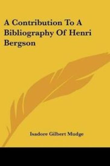 A CONTRIBUTION TO A BIBLIOGRAPHY OF HENR