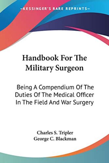 Handbook for the Military Surgeon