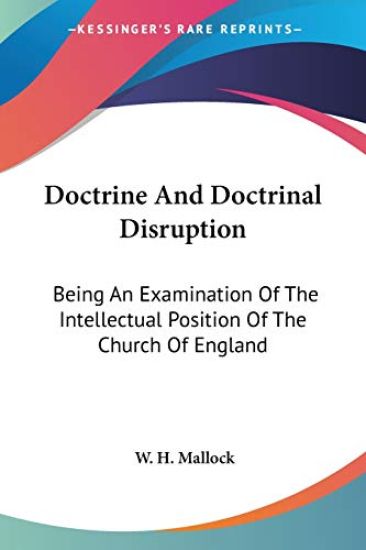 Doctrine and Doctrinal Disruption