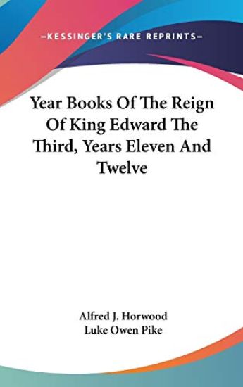 YEAR BOOKS OF THE REIGN OF KING EDWARD T