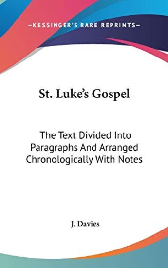 St. Luke's Gospel
