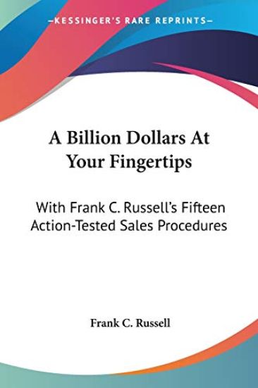 A Billion Dollars At Your Fingertips